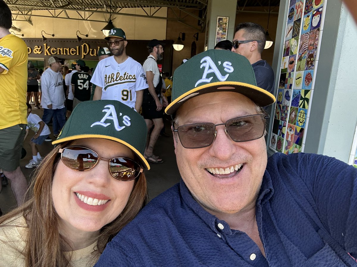 Opening day. Go A’s!!!