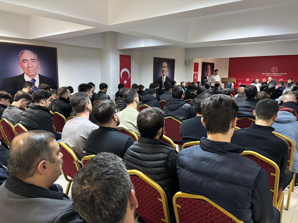 baibuulkuculeri's tweet photo. Merhum Başbuğumuz Alparslan Türkeş’in ebediyete irtihalinin 29. yılında,  Alparslan Türkeş Konferans Salonu’nda, Ülkü Ocakları Bolu İl Başkanlığımız tarafından düzenlenen Mevlid-i Şerif programı icra edilmiştir.
@ayyildirim1 
@hberkeozdemir 
@SedatTokk14 
@baykal_selcuk https://t.co/jzRFTG1qua