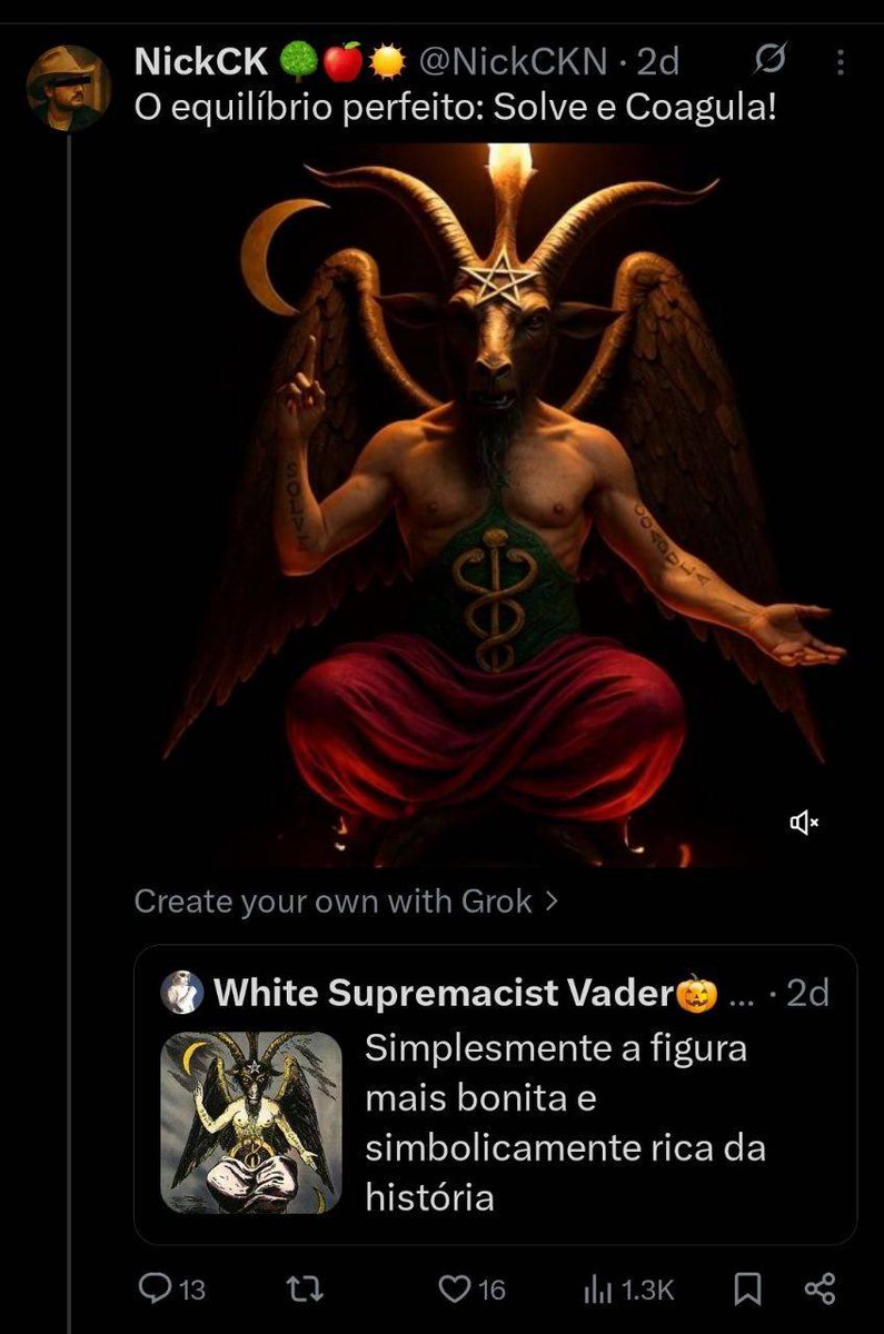 sublambx's tweet photo. Olha só que resenha hein!!!
Grande NickCK defendendo pederastia e fazendo parte de grupo nazi… https://t.co/tbCRblI6z5