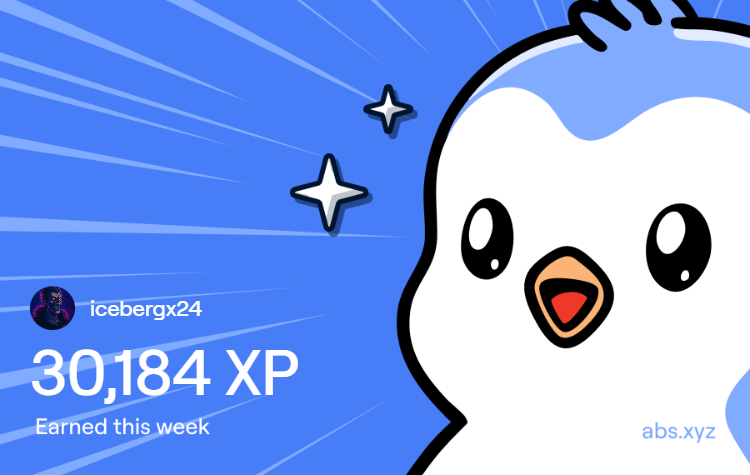 vforv24's tweet photo. I just earned 30,184 XP on @AbstractChain! 🎉 https://t.co/JMSt75ZWM1