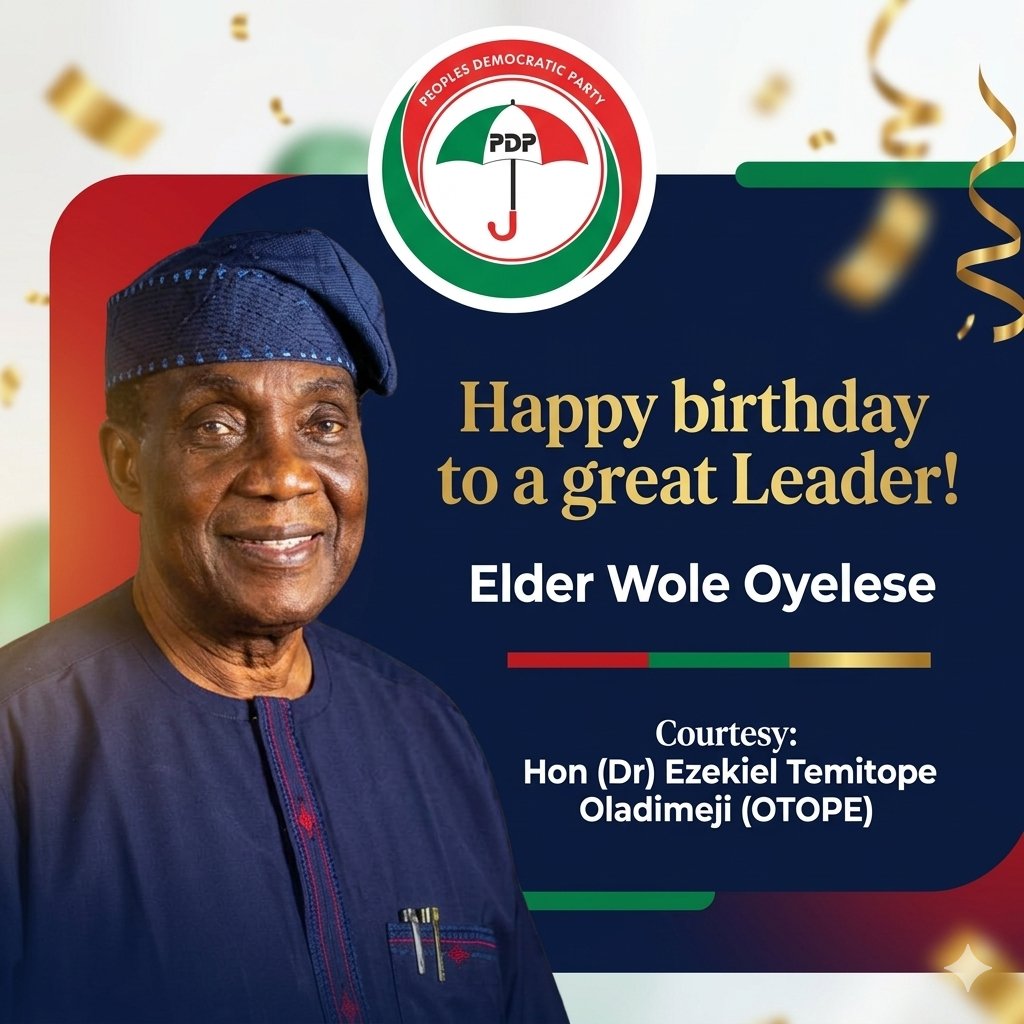 Oloye Ezekiel Temitope Oladimeji (OTOPE) tweet media