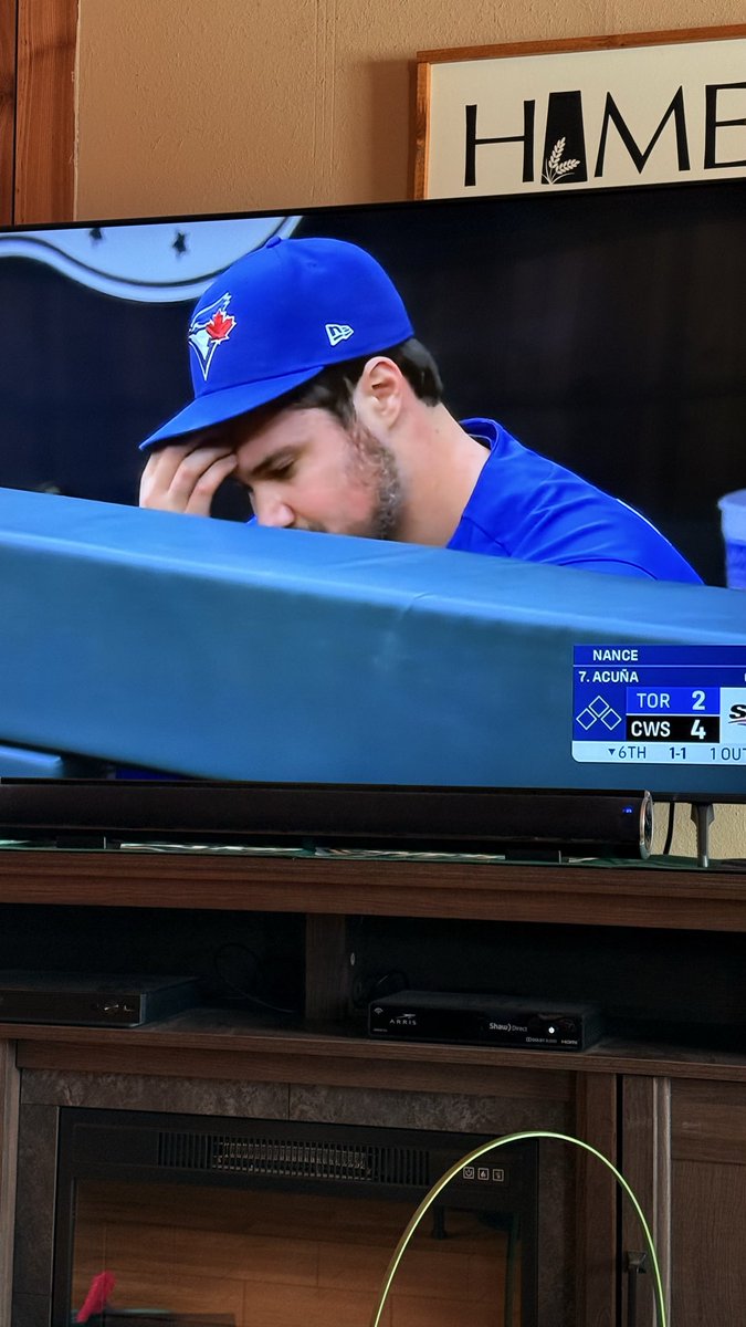 Matthies2's tweet photo. The look of a man whose appartment in Toronto should be available to rent tomorrow morning @BlueJays #LetsGoBlueJays #HighERA https://t.co/3cm1LjwIU8