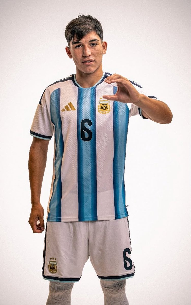 🇦🇷 Julio Coria (cat 09’ de Boca) titular en el debut de la Selección Argentina en el Sudamericano Sub17 frente a Perú.