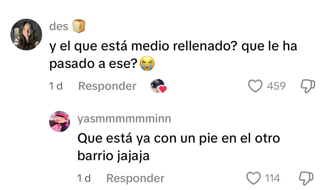 Acabo de escupir la comida