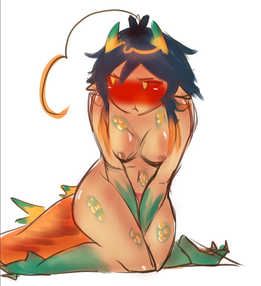 AnPossum's tweet photo. Bashful noodle https://t.co/p3PGDwSpld