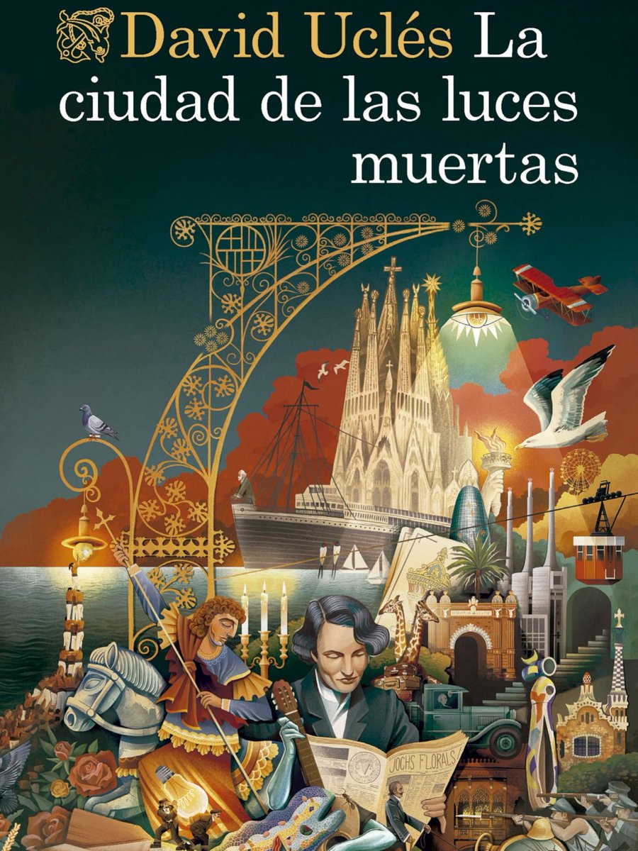 mis_lecturas's tweet photo. La ciudad de las luces muertas de David Uclés arranca con una Barcelona a oscuras donde todas sus épocas se superponen y aparecen figuras como Pablo Picasso o George Orwell. Me ha parecido una novela muy divertida y llena de imaginación. Injusto el hate tras el Premio Nadal. https://t.co/FSQR2AuLbc