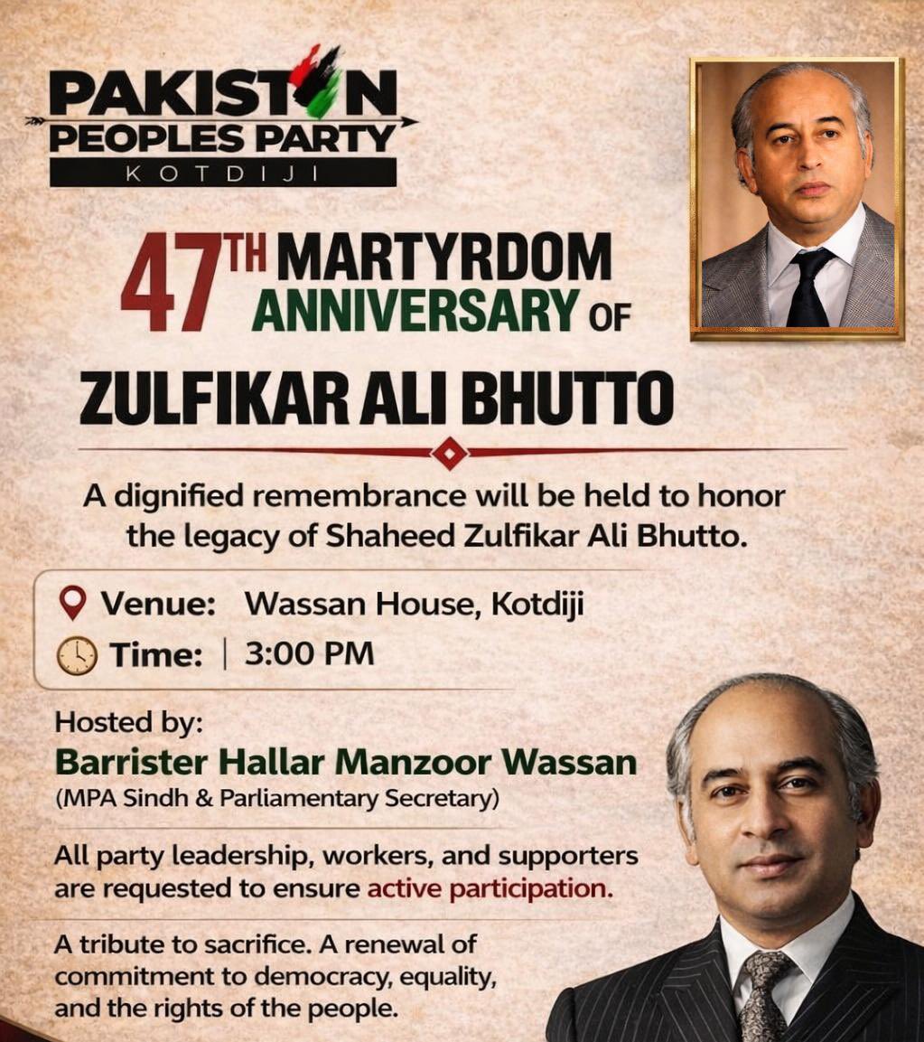 HWassan's tweet image. Tribute to Shaheed Zulfiqar Ali Bhutto #PPP #SZAB