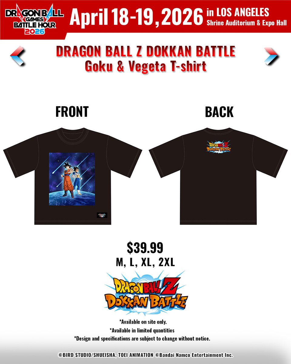 DRAGON BALL Games Battle Hour 2026 Official tweet media