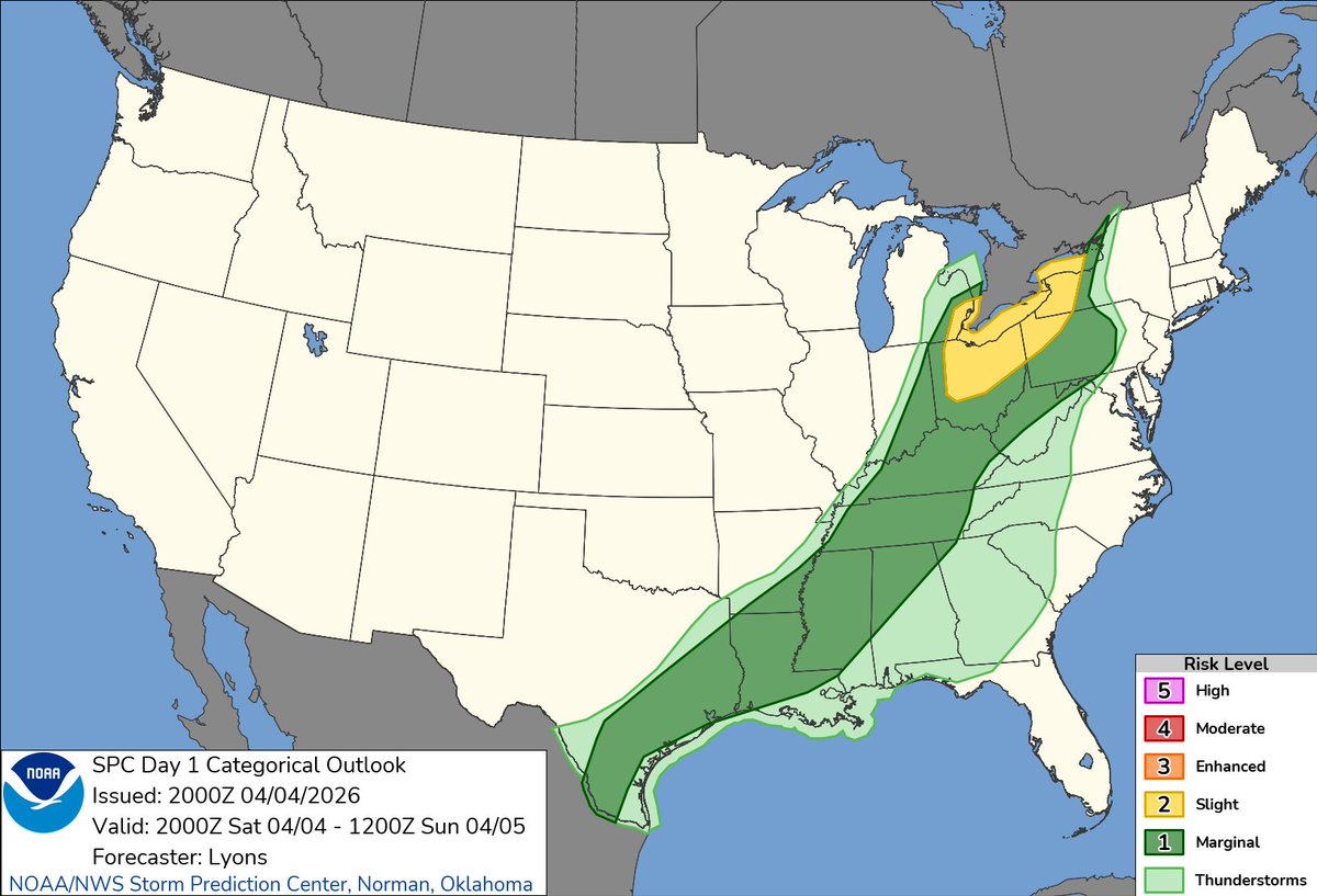 NWS Storm Prediction Center tweet media