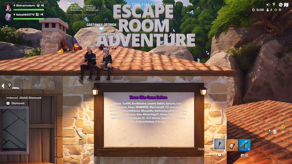 distractedartz's tweet photo. @BuildsOstrich Me and my friend Salsa0623TTV had a fun time with these escape rooms! So many intricate puzzles and beautiful visuals! Thank you to all the creators who made this wonderful experience of an escape room happen! We look forward to more soon 🫶🏼 https://t.co/YBcIICkXGX