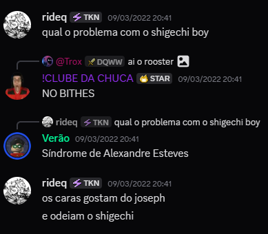 Akaizus_Senzuri's tweet photo. foda que provavelmente alguém vai dizer que ele tá seguindo alguma modinha do momento de odiar o Joseph mas desde que conheço esse cara ele tem um beef absurdo contra esse personagem #realass https://t.co/bOxbeySfwh
