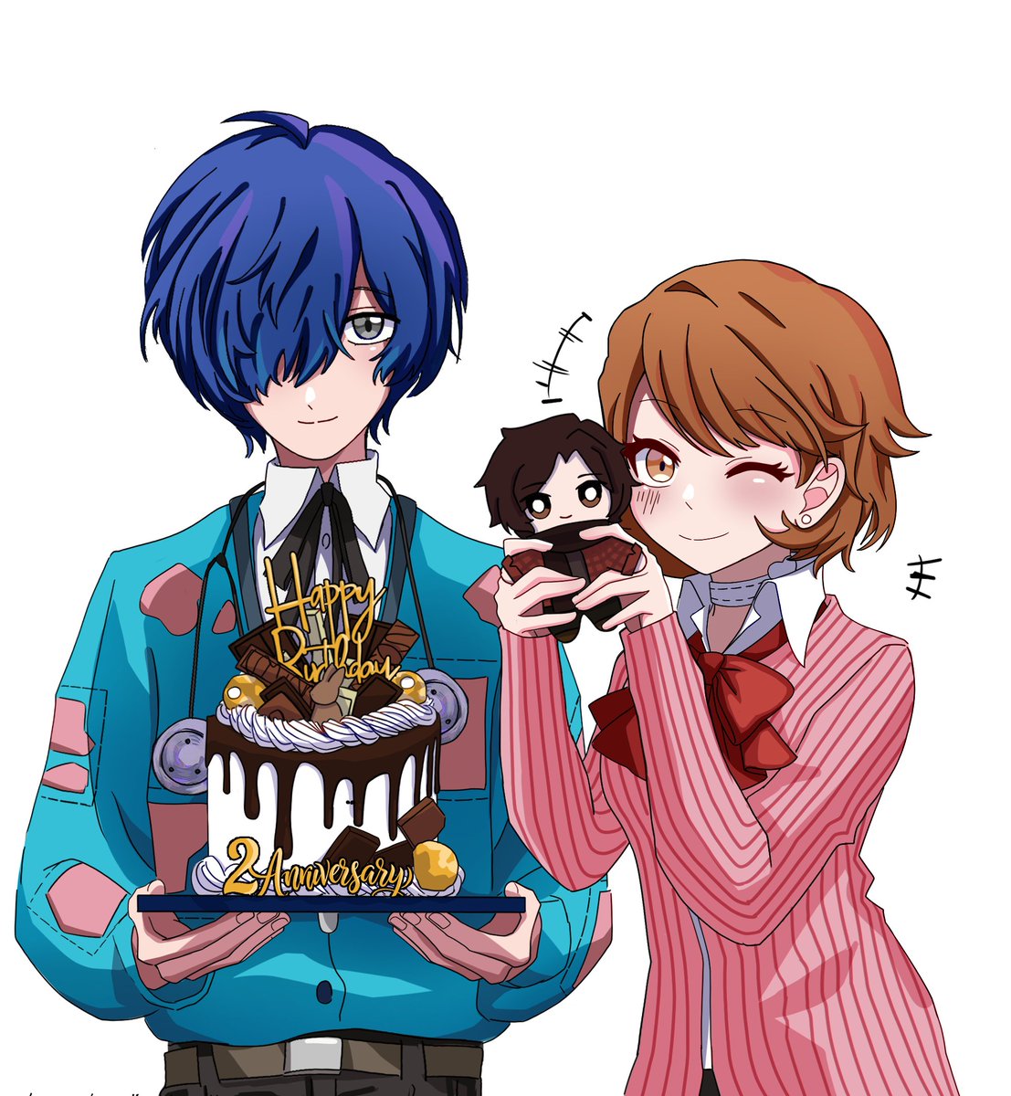 TonyRG33's tweet image. With you, I share one destiny; my loneliness is over.🩵🩷
Dedicated to @Zevron1 and the 2nd anniversary of Lovers of the Death Arcana 🩵🩷💀
#persona3
#P3
#yukaritakeba
#MakotoYuki 
#Shuyuka
#fanart