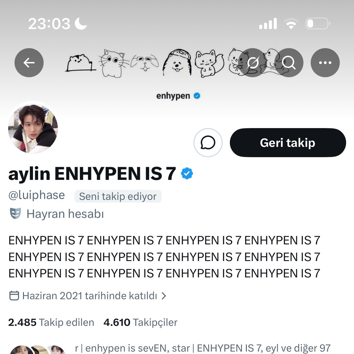 kinder xo ENHYPEN IS 7 tweet media