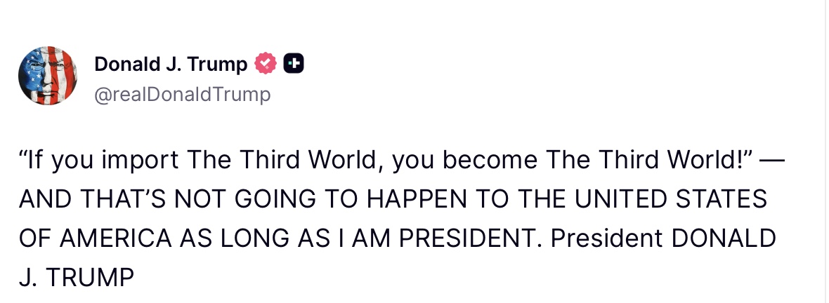 Donald J Trump Posts TruthSocial tweet media