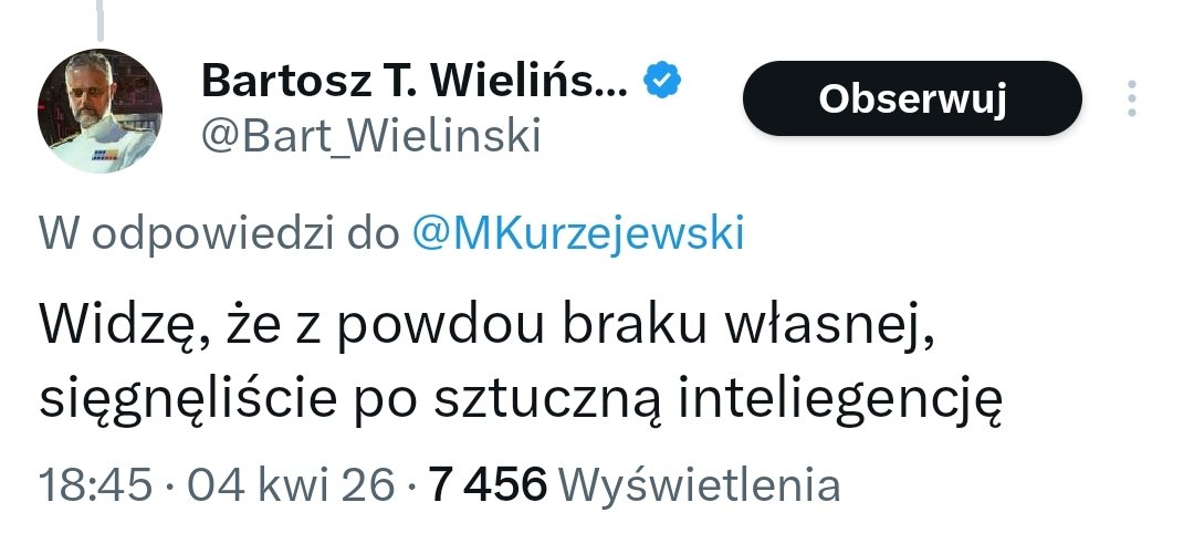 Radosław Fogiel tweet media