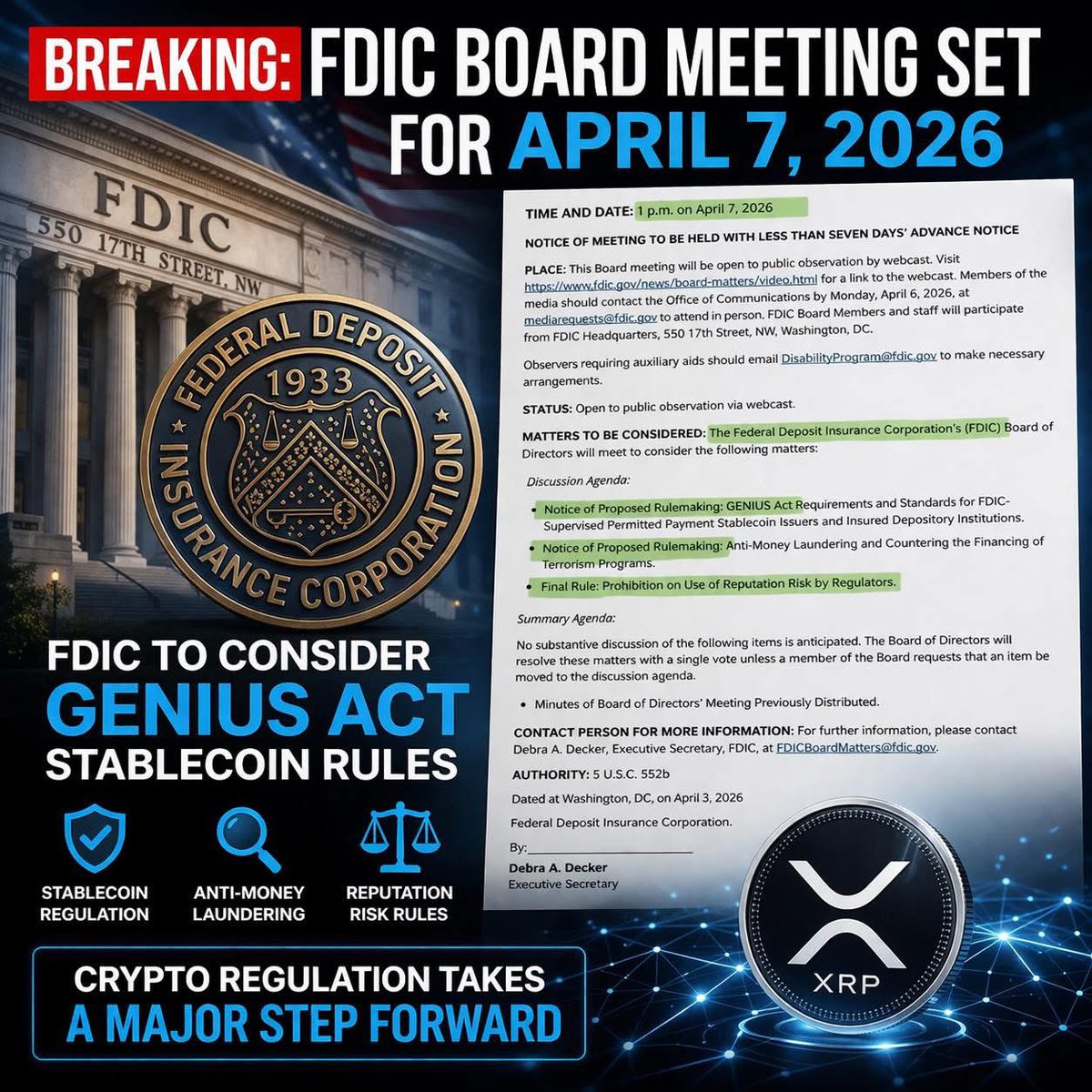 Save the date. #XRP 🚀📈