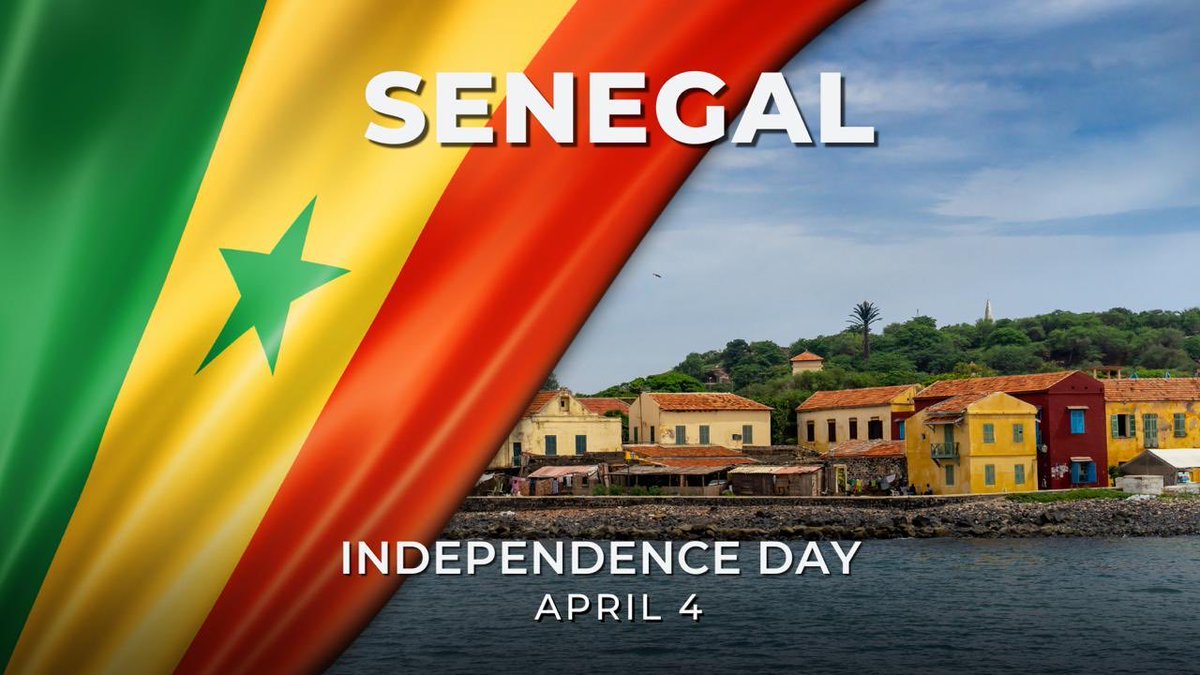 mfa_russia's tweet image. 🇸🇳 On April 4, #Senegal celebrates #IndependenceDay!

Achieving freedom in 1960 ushered in a new chapter in the country’s development, allowing its people to determine their own future.

🎉 We extend our greetings to the people of Senegal!

t.me/MID_Russia/768…