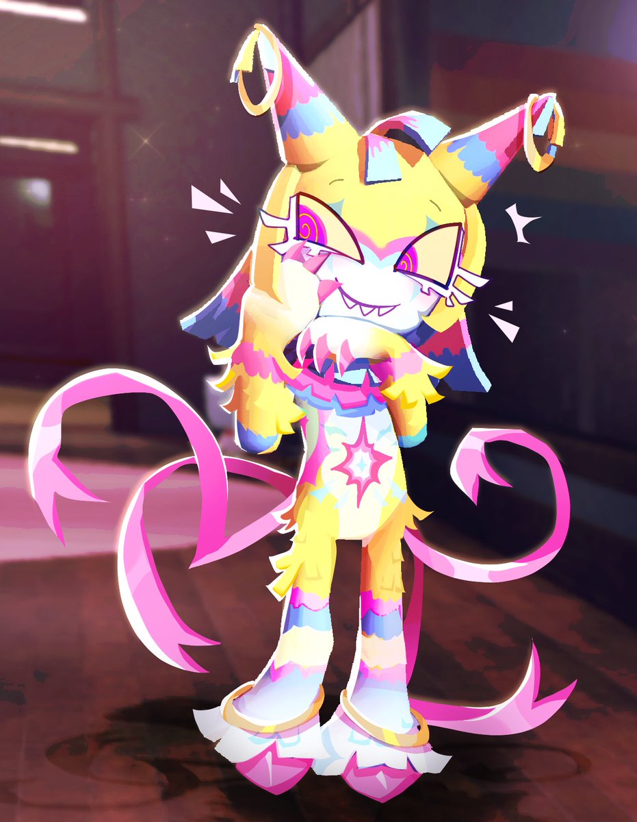 yatta render ^o^  !  next up is blot and we’ll have the full circus trio