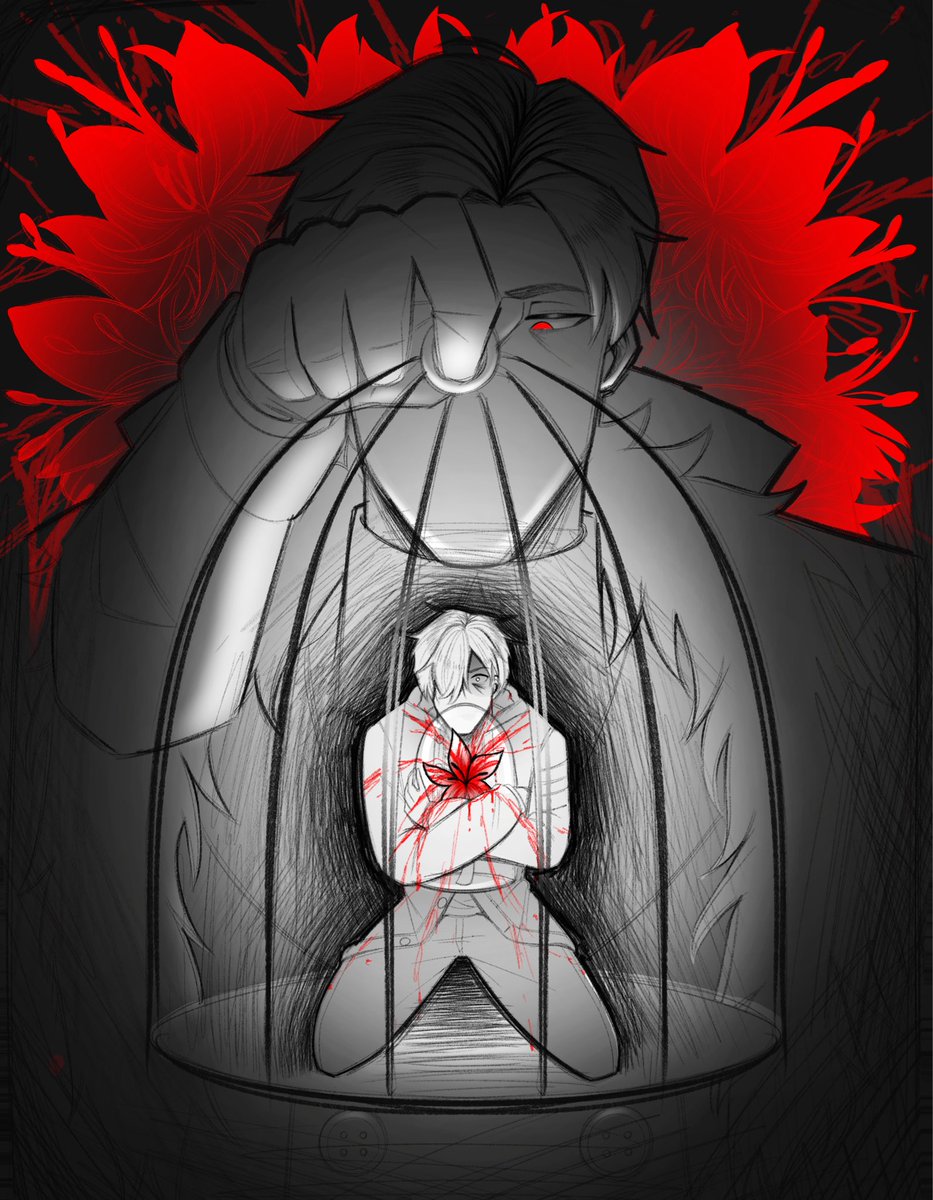 My idol <a href="/ShootnStarrfish/">Starr ✨ 🇵🇸</a> made an incredible game over at itch.io, if you have the chance go check it out!! 🥹 

I made a small illustration as thanks for letting me test it, it was incredible 😭🩷

#obeyme #obeymebelphegor #obeymebelphie #obeymelucifer