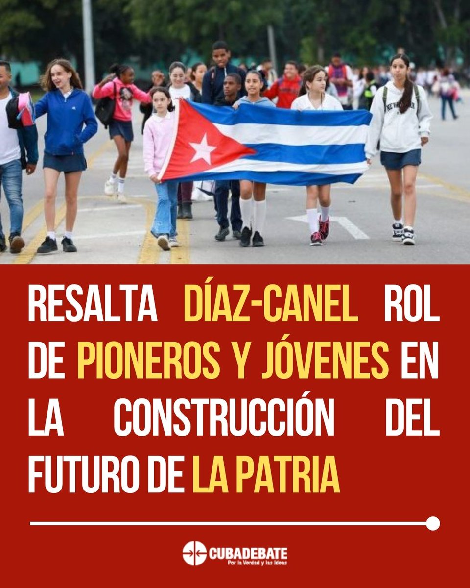 🇨🇺En el aniversario 65 de la OPJM y 64 de la UJC, el presidente de la República, Miguel Díaz-Canel Bermúdez, subrayó la alta responsabilidad de estas organizaciones con el futuro de la patria.

🔗acortar.link/ZnUBMS
