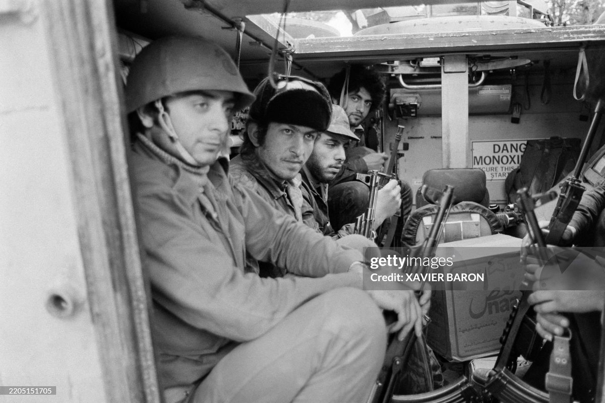 Kataeb M113A1 of the Kataeb Regulatory Forces during the Lebanese Civil War in ...
