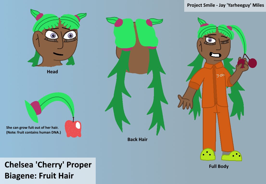 Yarheeguy's tweet photo. Starting to do concept art for 6 characters who will appear in Project Smile. All part of future planning.
First up is Cherry, an optimistic helper who offers you fruit to eat (Note: Do not eat her fruit)
#conceptart #game #gamedev #OC #originalcharacter #indiegame #gameproject https://t.co/SIRGb9k6LL