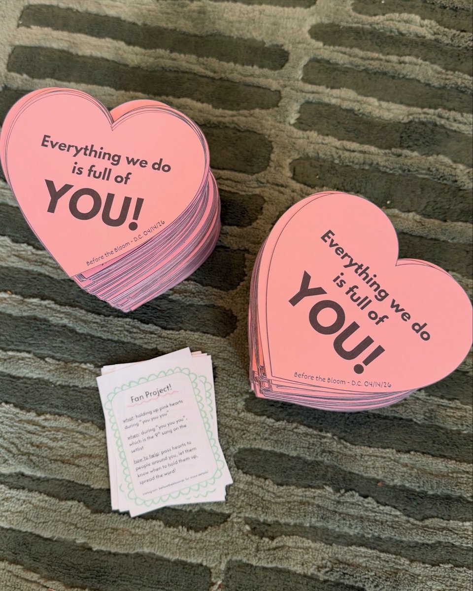 DaughtrFr0mHell's tweet photo. Maisie Peters DC Fan Project: Please share with your friends and spread the word! Iβve spent the last 2 months making almost 1,000 hearts for us all, I canβt wait to sing and dance with you guys in 10 days π©·π±πΌ #maisiepeters #beforethebloom https://t.co/maNY1Ugm3r