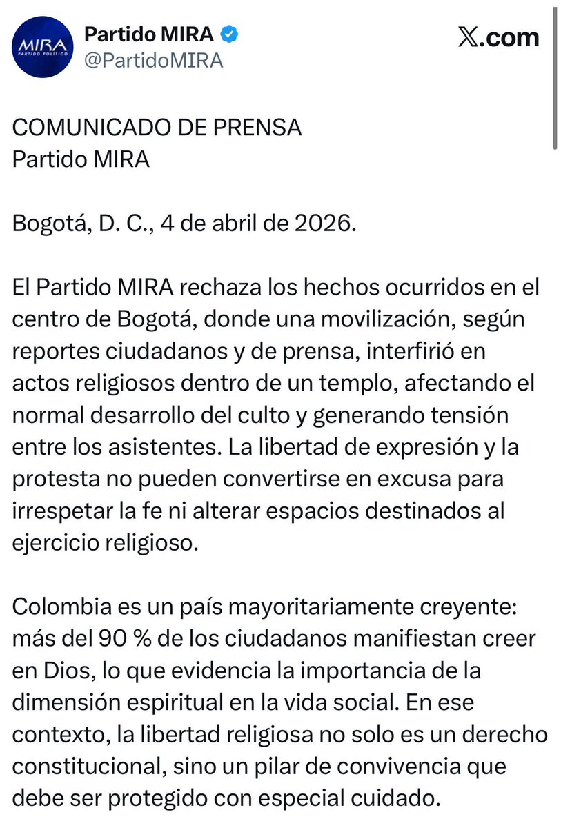 ÚltimaHoraCaracol tweet media