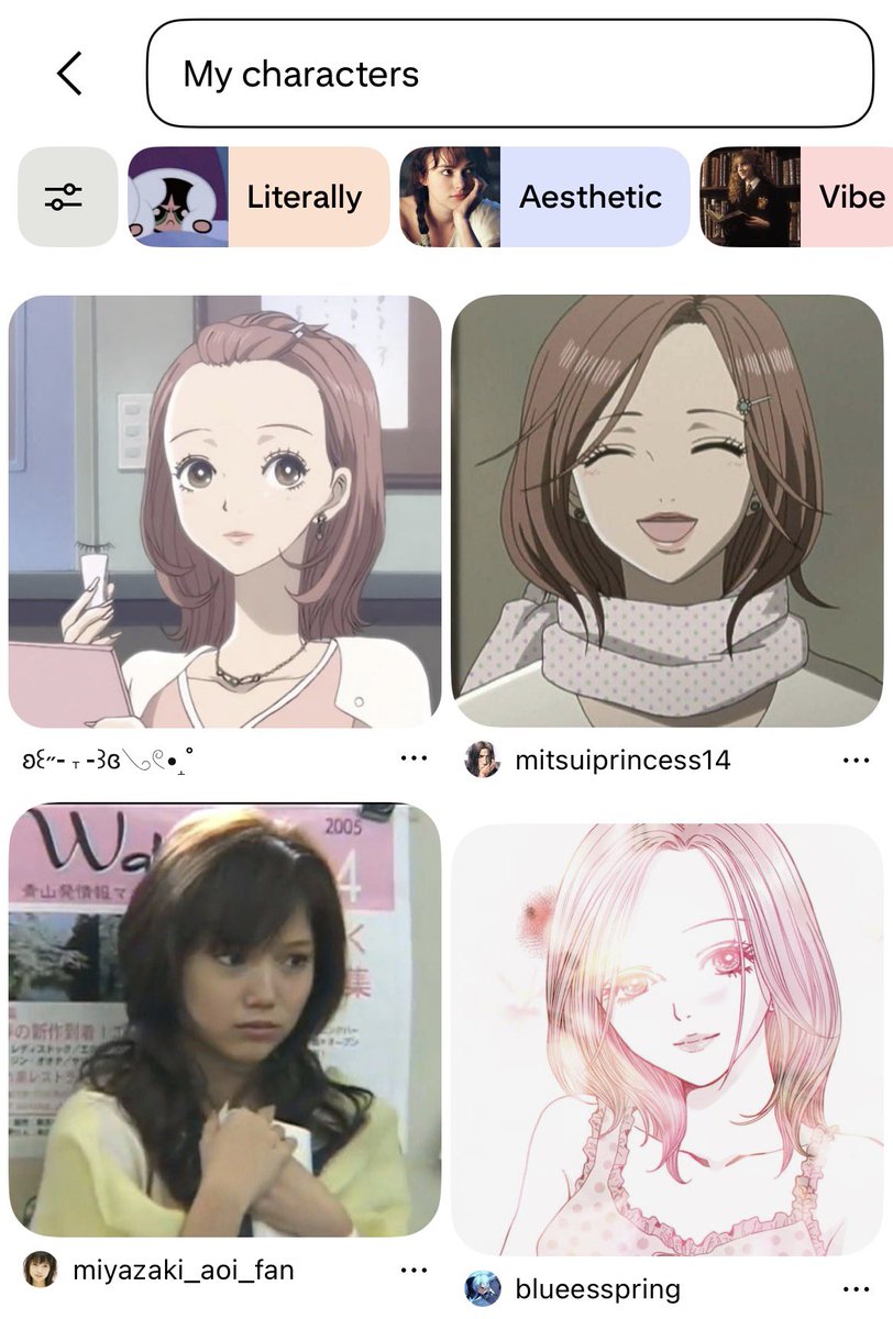 tisdamnvictoria's tweet image. omg fui pesquisar “my characters” e so apareceu a bobona da hachi #sou literalmente ela  (so a nanami de diferente ali