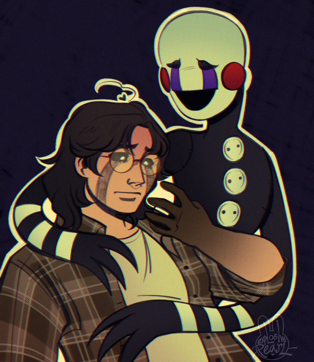 explosivepearl's tweet image. Art trade with @valviable 💜💜