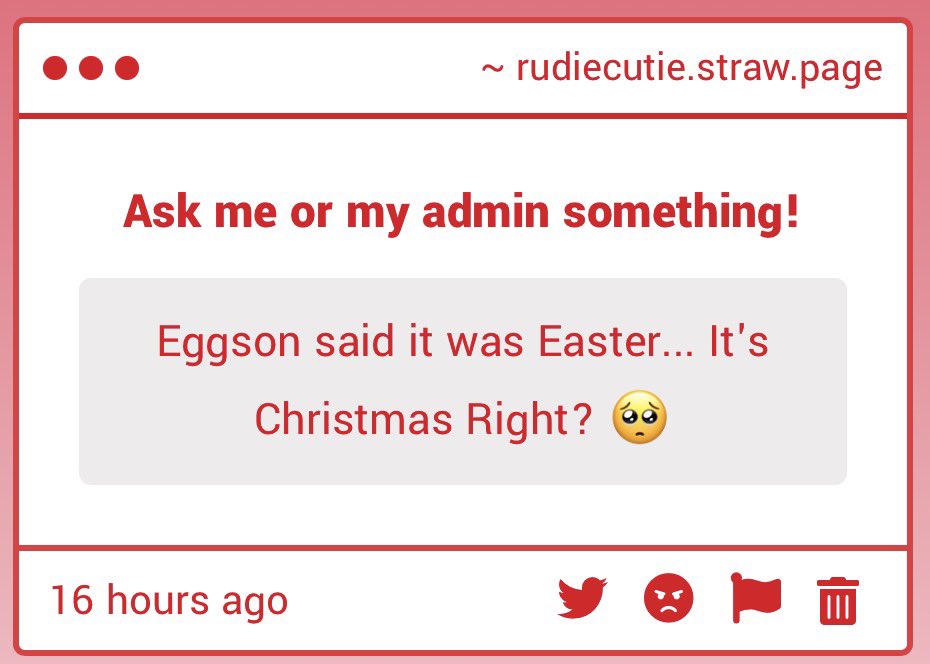 Rudie the Reindeer (twisted event) tweet media