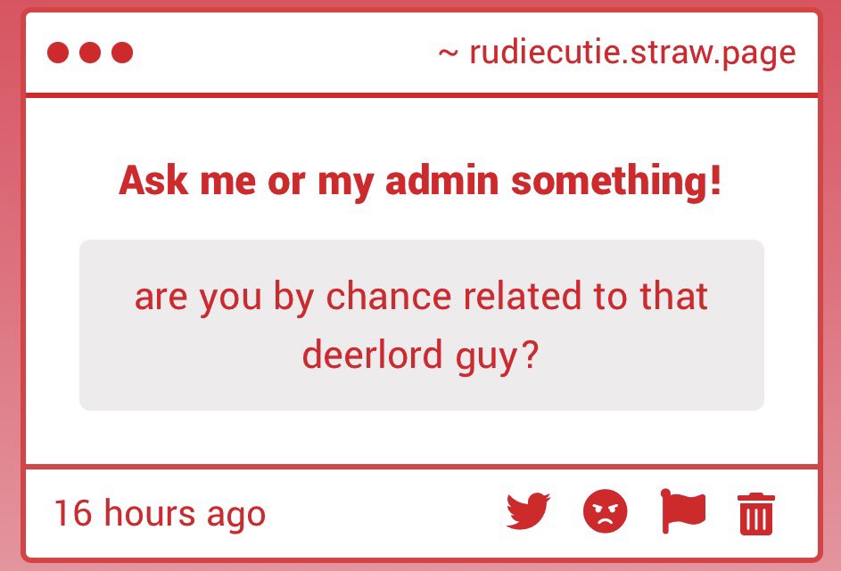 Rudie the Reindeer (twisted event) tweet media