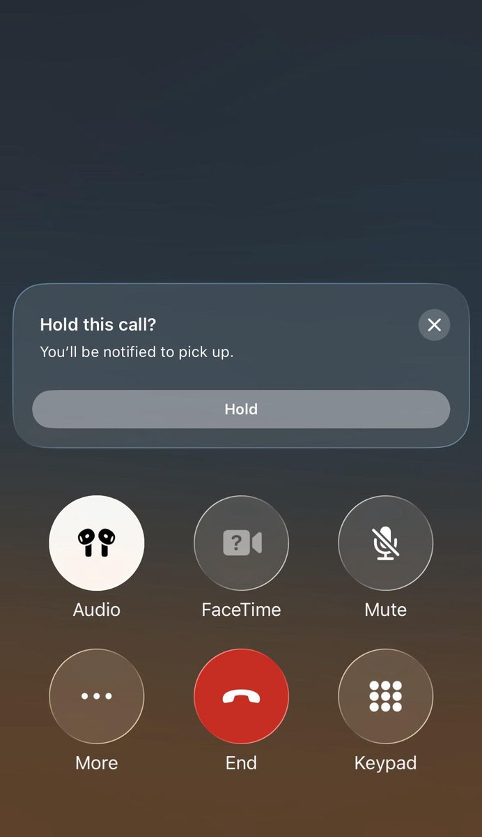 iphonegalaxymd's tweet image. Stop waiting on hold! 📱
iOS has a built-in "Hold for Me" feature that listens in the background and alerts you the second a human returns. No more phone stuck to your ear for 20 minutes.
Game changer? Absolutely. 😅✨ #AppleTips #iOS #LifeHacks