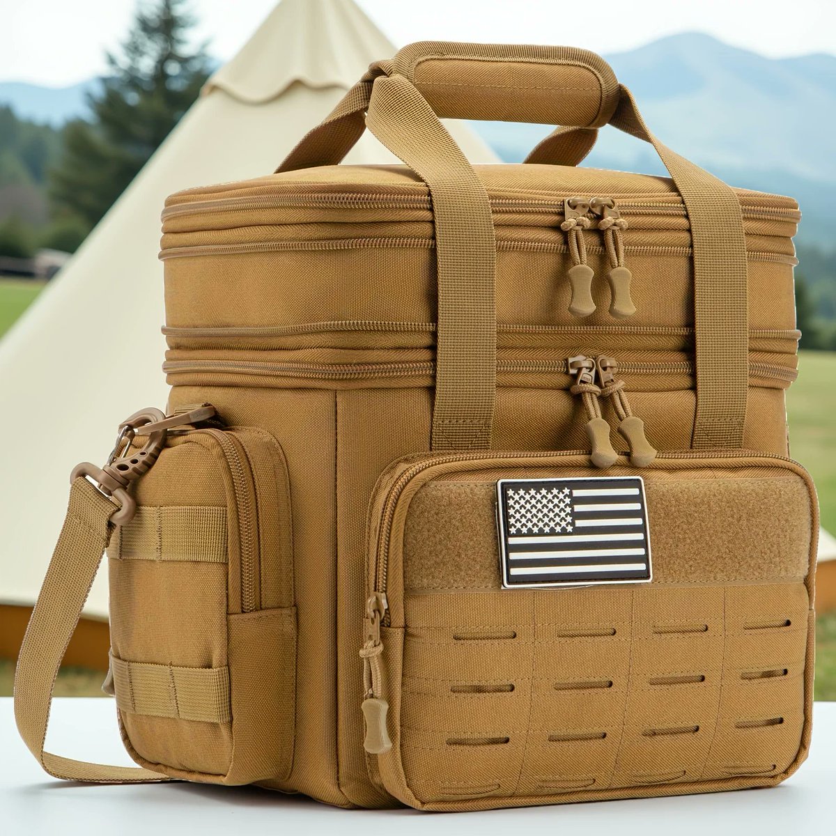 ess_onthego's tweet image. Keep drinks and food cold on the go with this insulated tactical cooler bag! 🧊 Durable, spacious, and perfect for camping, road trips, or outdoor adventures. Built for convenience wherever you travel. 🌲
#OutdoorEssentials #CampingGear #AdventureReady 
essentialsonthego.com/.../18l-insula…