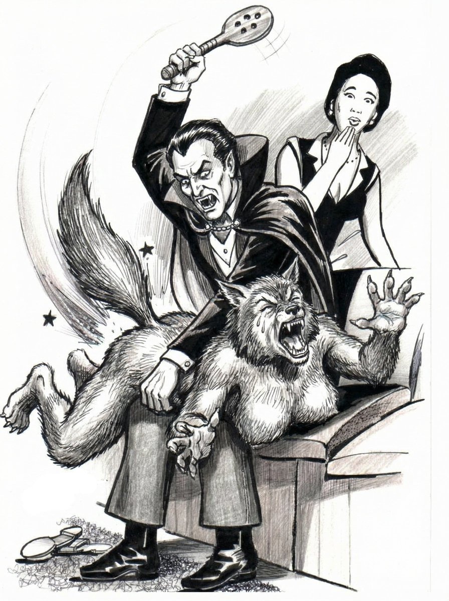 gesperax's tweet photo. #werewolf #vampire #spanking https://t.co/vr7PkVwWsC