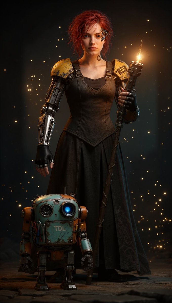 TheDreamersLab's tweet photo. @yui073367 Every witch needs a familiar…
even if it runs on spare parts. 🤖✨
#DreamersLab #NightMagic https://t.co/sFGy8BwlV5