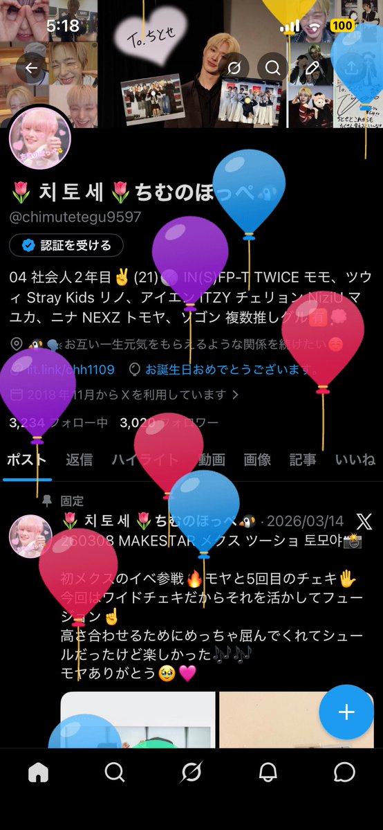 🌷 치 토 세 🌷ちむのほっぺ🐧 tweet media