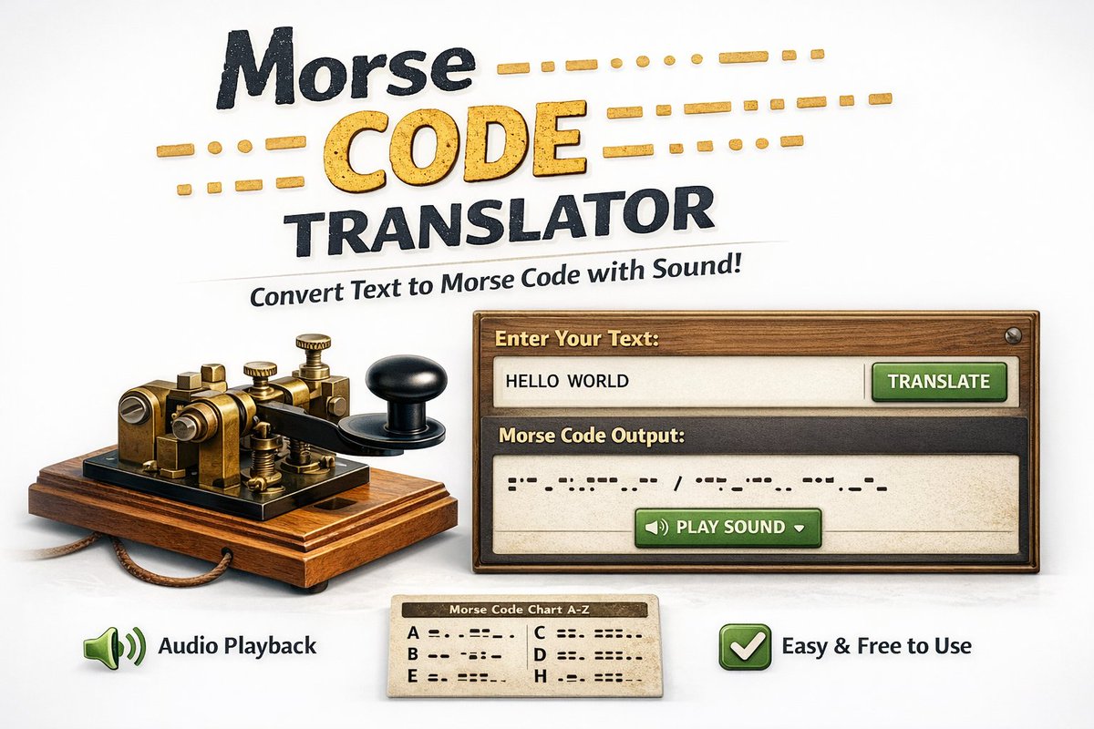 Morse code translator (@morsecodetransl) / Posts / X