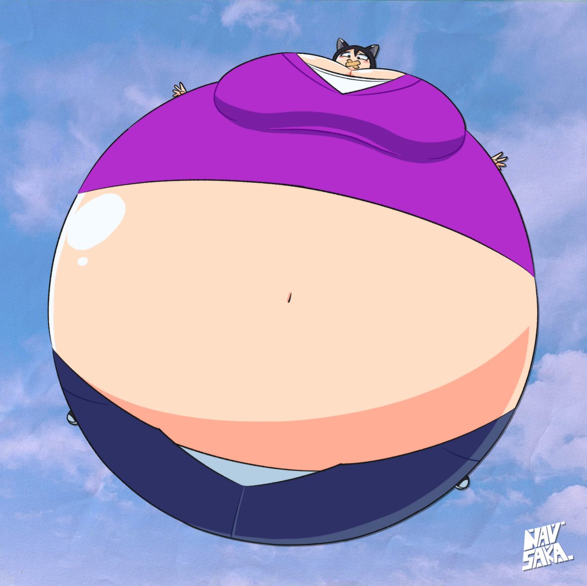 BlakeKitsune's tweet photo. Ah oh! Looks like poor Blake got forced inflated, and whoever did it, forgot to tie him down, so now he's floating away... I'm sure he'll be fine.... right? ...right? 😅
Comm i got from @Nav_Saka ^///^
#MaleInflation #BodyInflation #HeliumInflation #Inflation https://t.co/iJGykJz4Yt