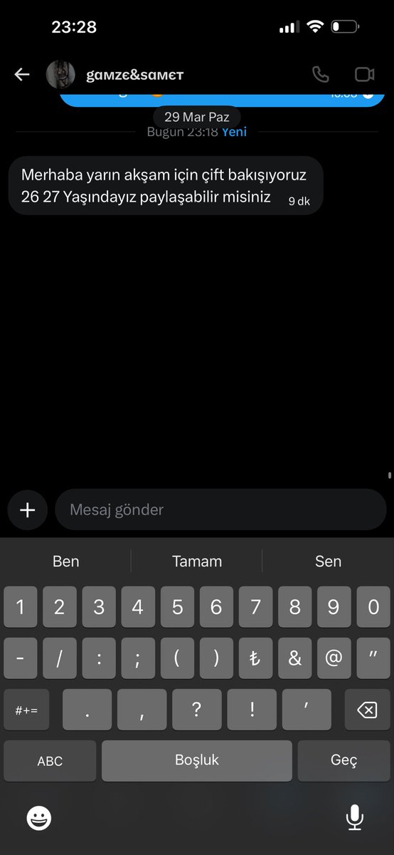 Çift bulma ve itiraf sayfası tweet media