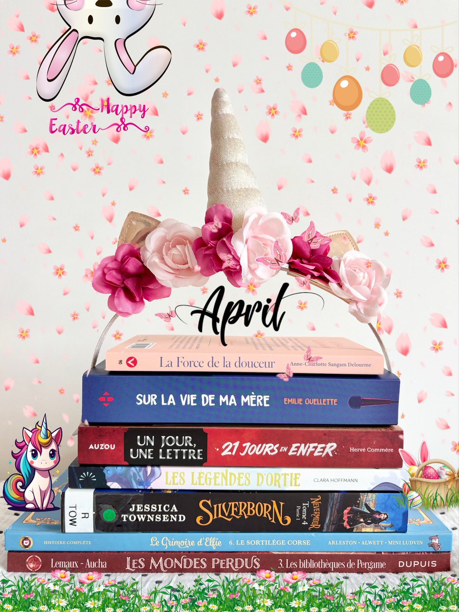 pal_licorne's tweet photo. #PAL avril 🌸

https://t.co/BCPKQwzVXj 

Une PAL assez éclectique, comme toujours… exactement ce qui me plait.

#LectureAddict #PileALire @JouvenceEdition #hugoroman @editionsauzou @EditionsGulf @pocket_jeunesse @DrakooEditions @EditionsDupuis https://t.co/uiW9u4i7wK