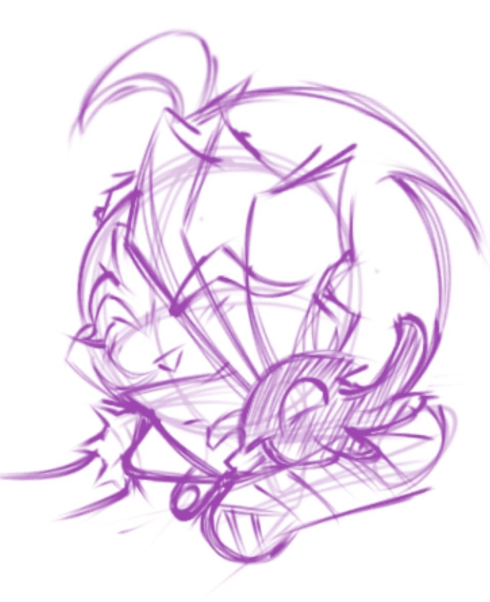 OctoChilli's tweet photo. black raisin sketch for wip.. she looks so cutieful https://t.co/xfHkgN5kkc