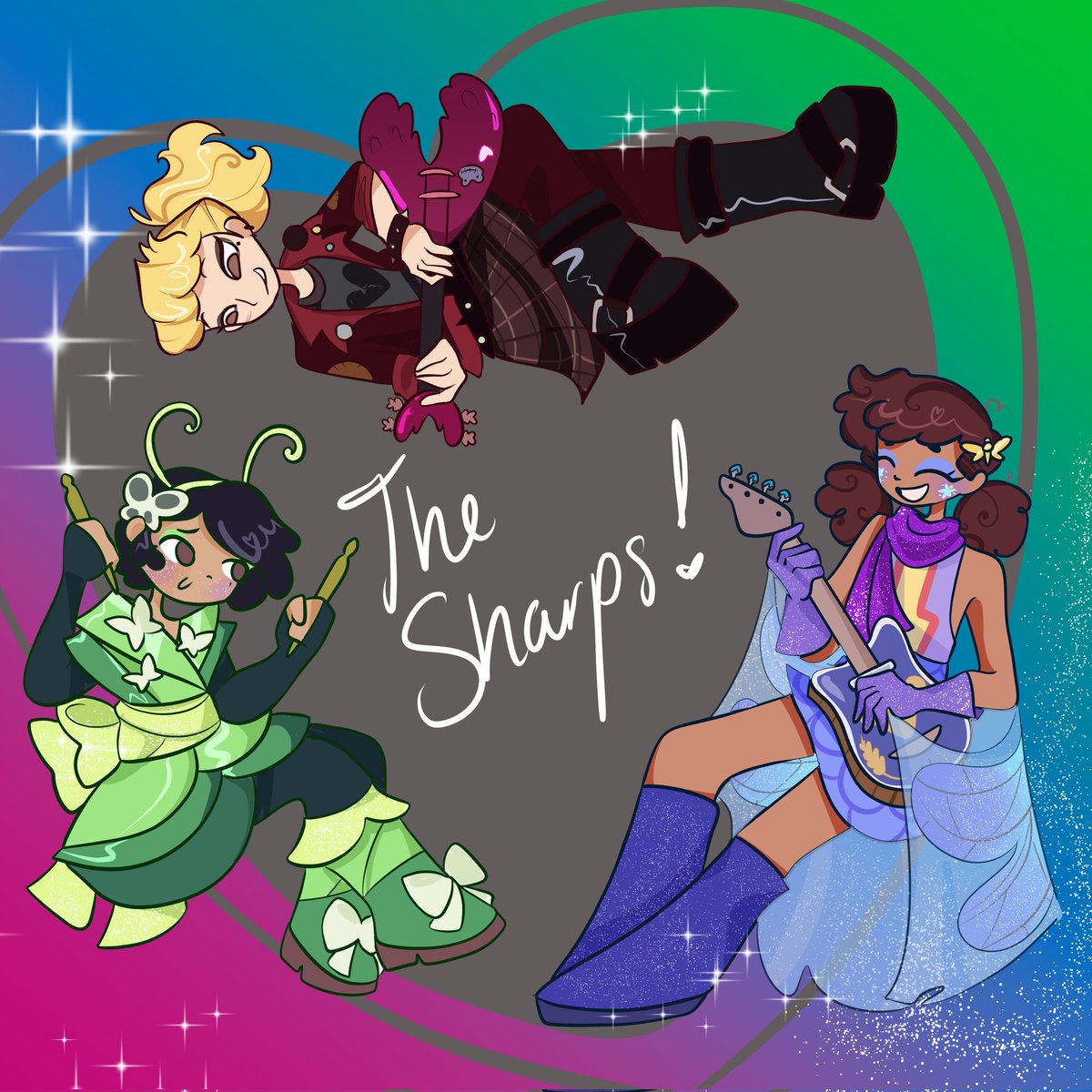 redraw of my first ever piece of amphibia art lol