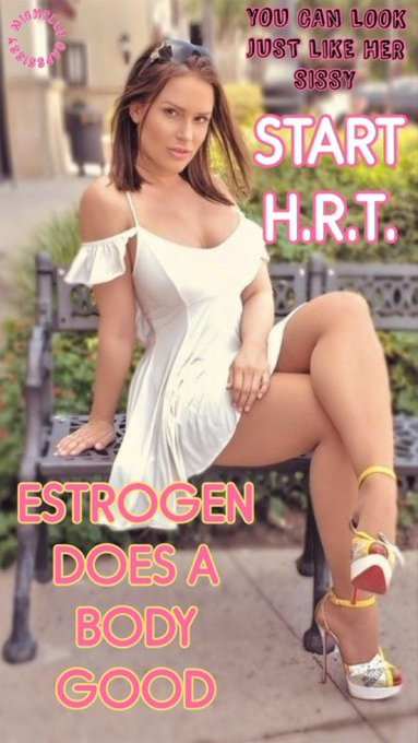 _x_mr_x_'s tweet photo. YOU CAN LOOK JUST LIKE HER, SISSY. START H.R.T.
Estrogen does a body good. Soft skin, fuller curves, that feminine glow everything you’ve been craving is waiting for you.
#sissy #sissytraining #feminization #goddess #Follow https://t.co/RtYvGpIMA3