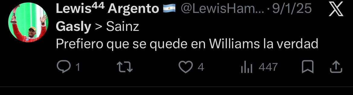 Lewis⁴⁴ Argento 🇦🇷 tweet media