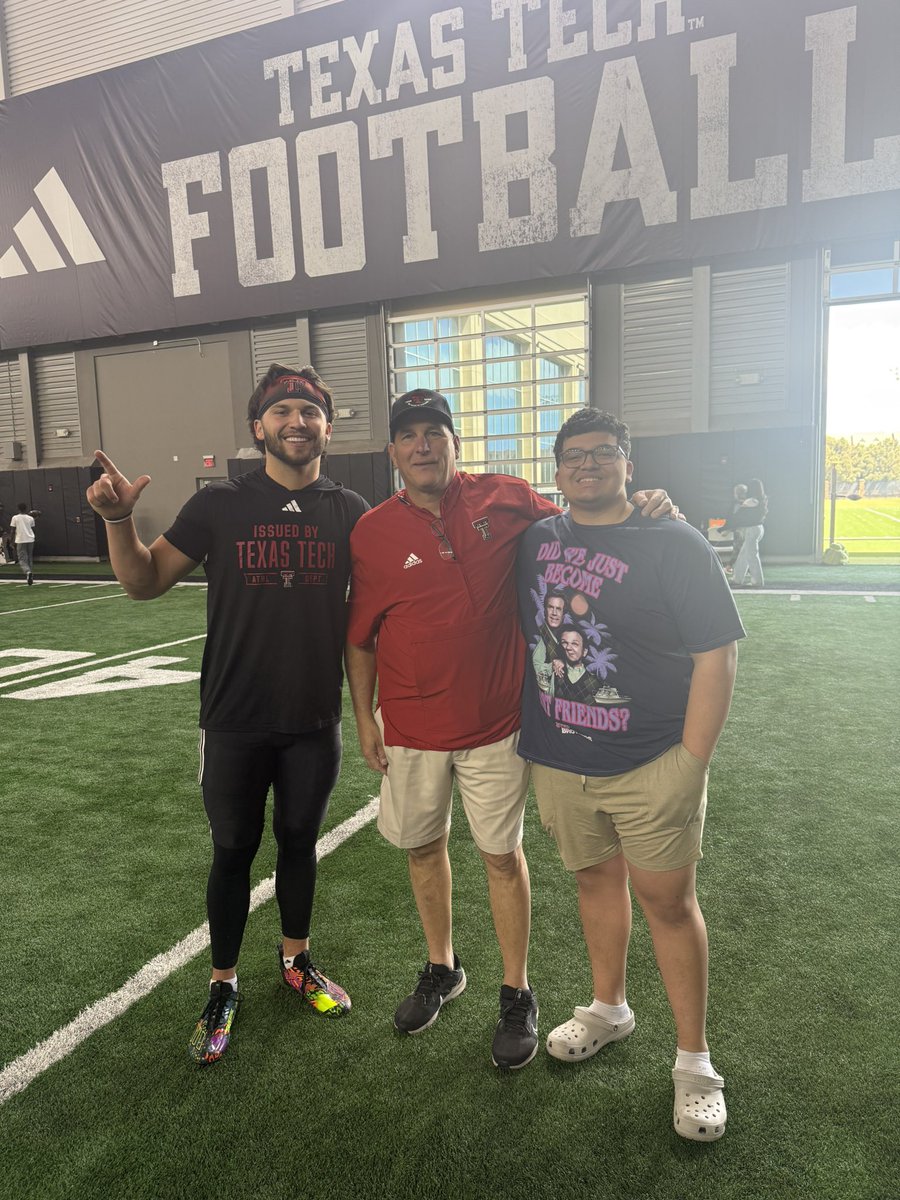 recruitLD's tweet photo. Three Lake Dallas football legends hanging out in Lubbock. #FLIGHT https://t.co/uCMeYtuC4V