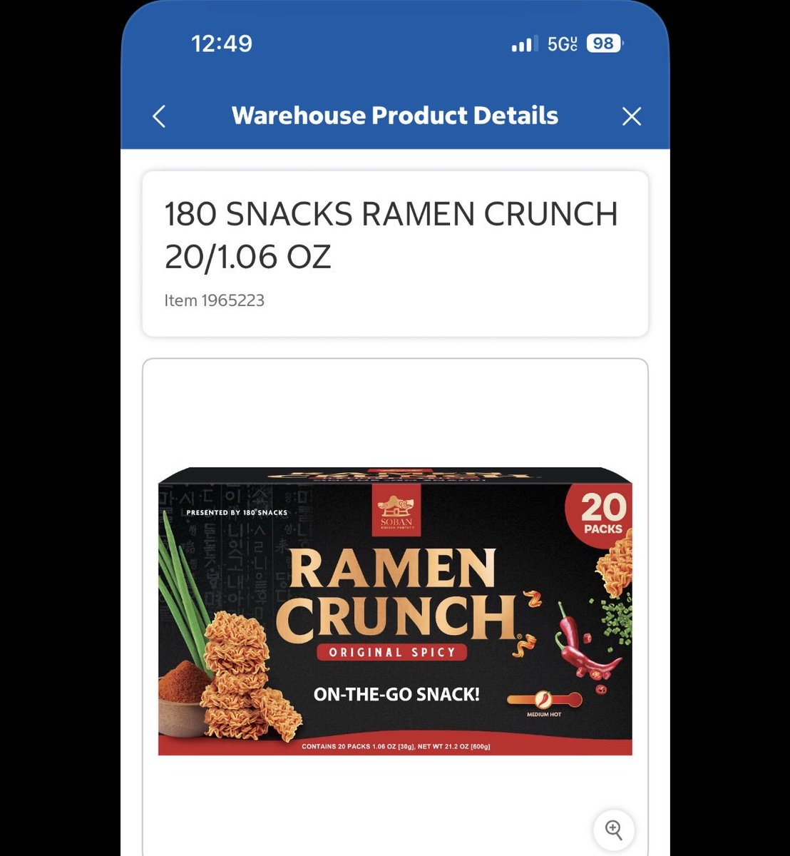 MsMina's tweet photo. @Costco please bring these back! https://t.co/bOQKhcWByx