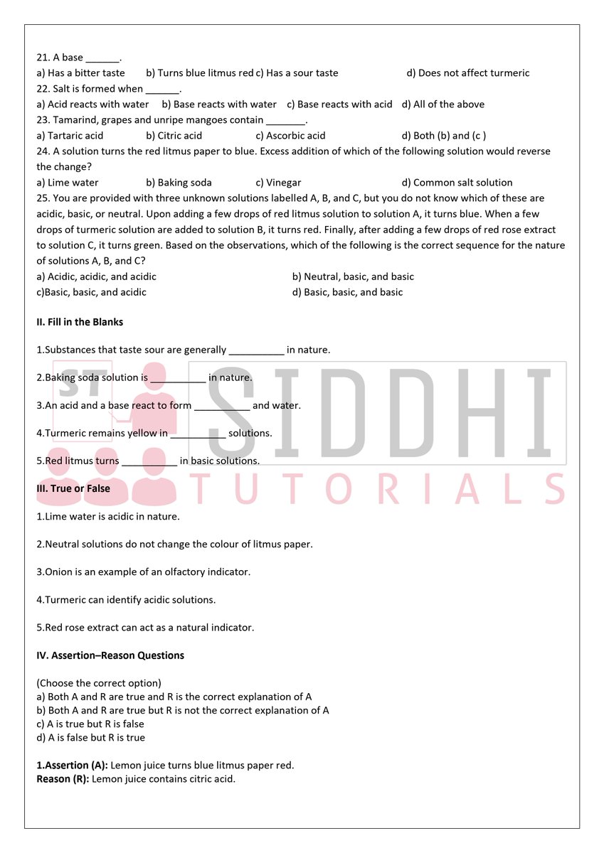 siddhi_tutorial's tweet image. SIDDHI TUTORIALS – CLASS VII SCIENCE

Subject: Curiosity
Chapter: Exploring Substances : Acidic , Basic , Neutral

Contact: 9861902023
Address: HIG-148, K-5, Kalinga Vihar, Bhubaneswar

🎯 Give your child the confidence to excel in Science!

#SiddhiTutorials #Class7Science