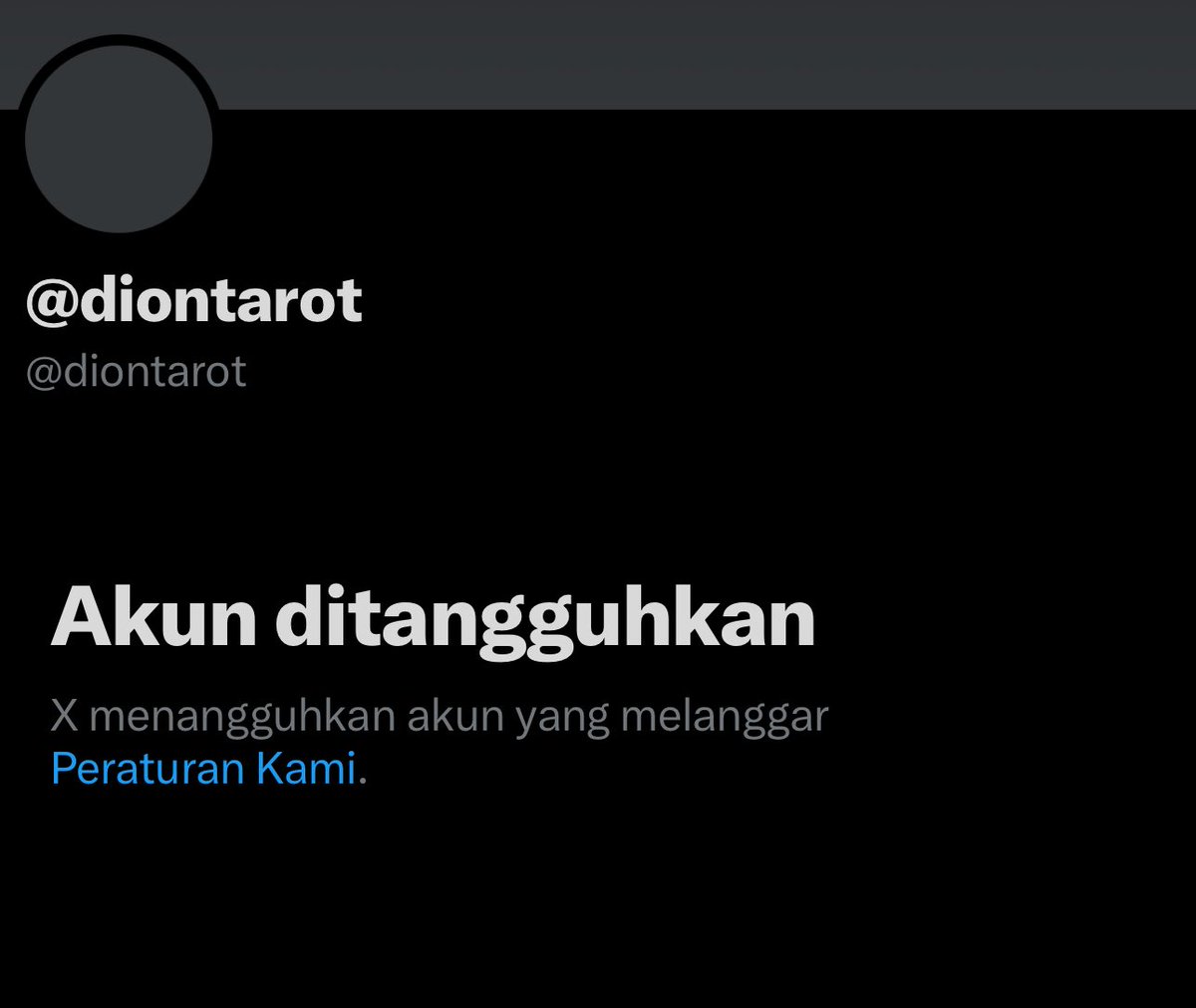 akun backup diontarot tweet media