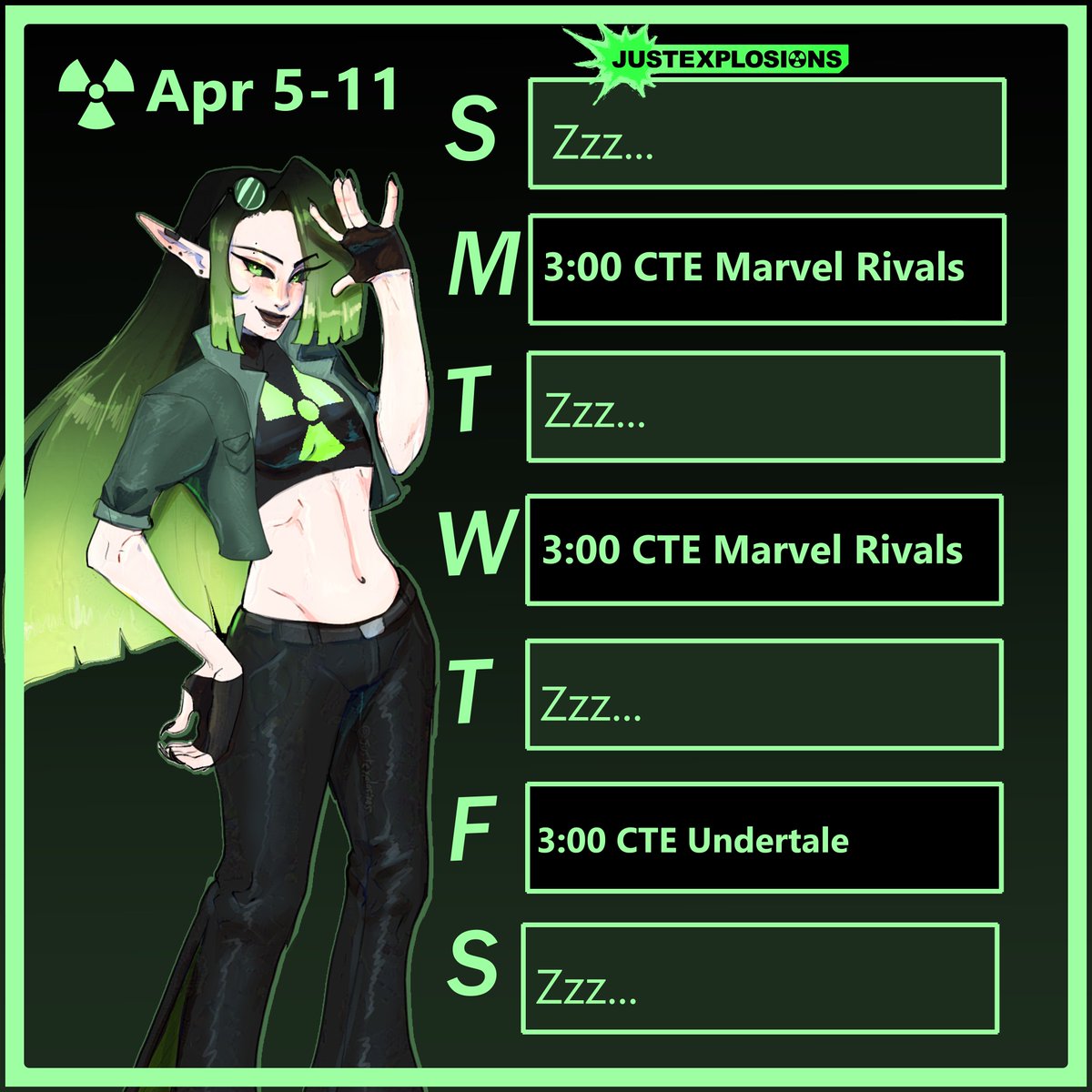 Justexplosions ☢️💚 Mutant Vtuber tweet media